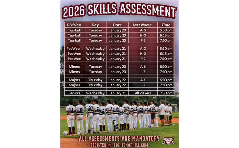 Spring 2026 Assessments